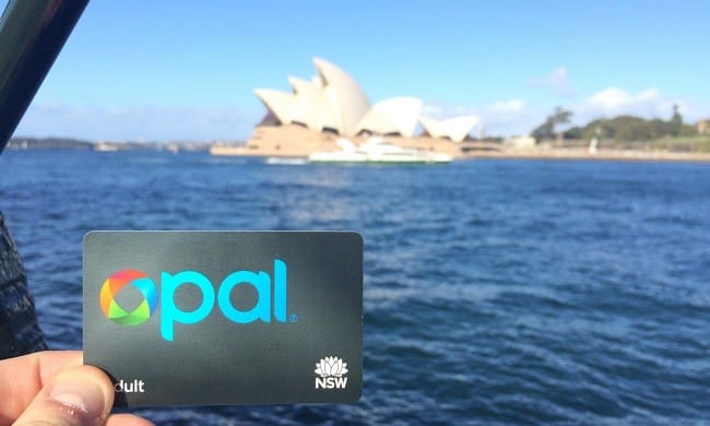 Opal card en Sídney, transporte público
